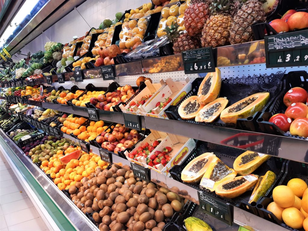 grocery shopping in the canary islands - fruits