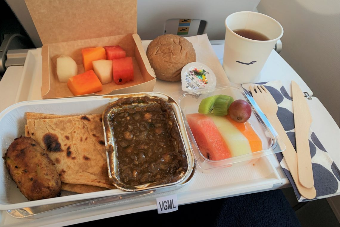 airline in flight meal