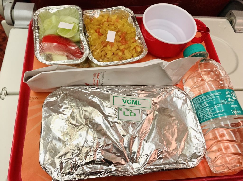 airline in flight meal