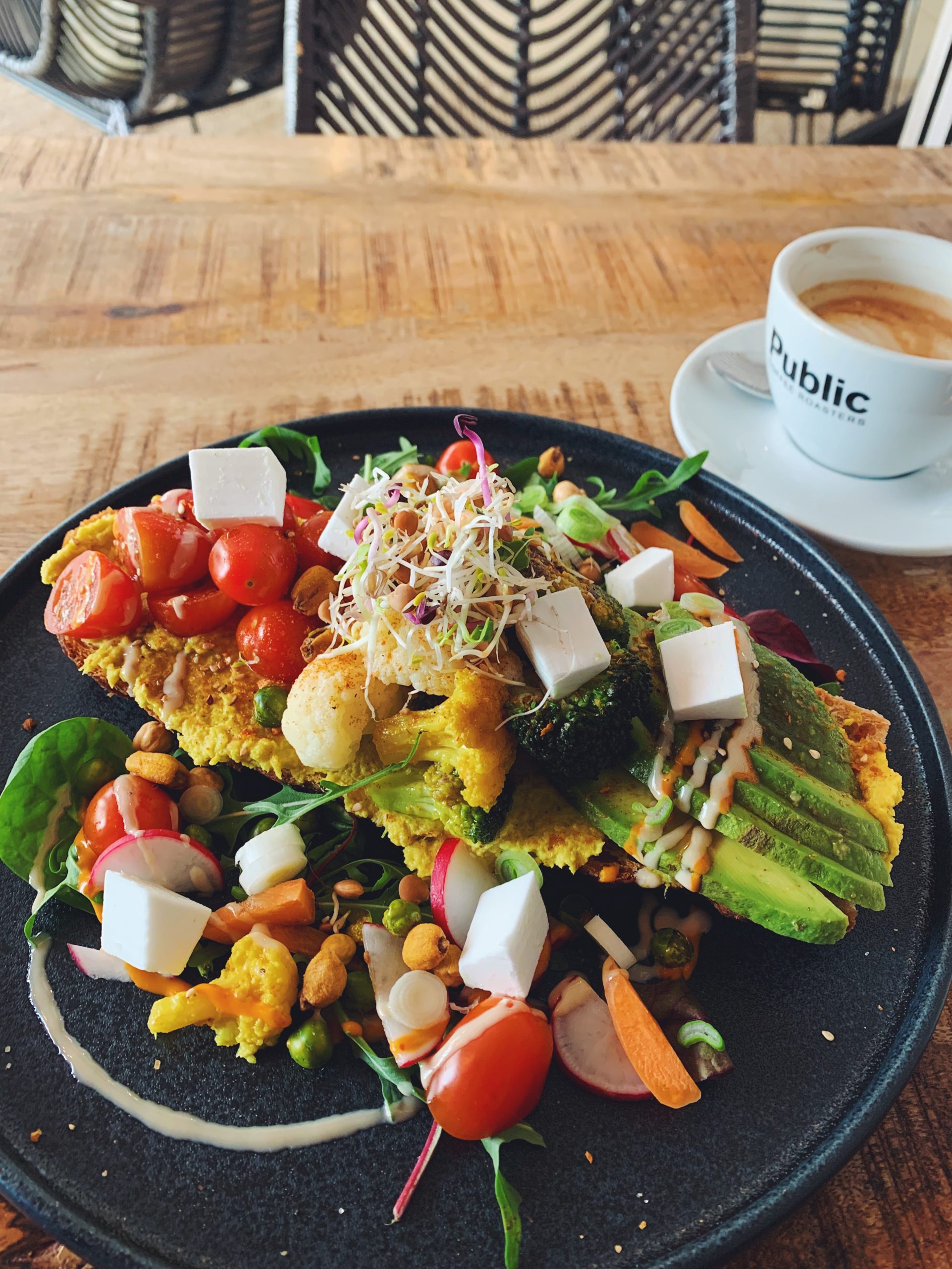 vegan in Dresden cafe
