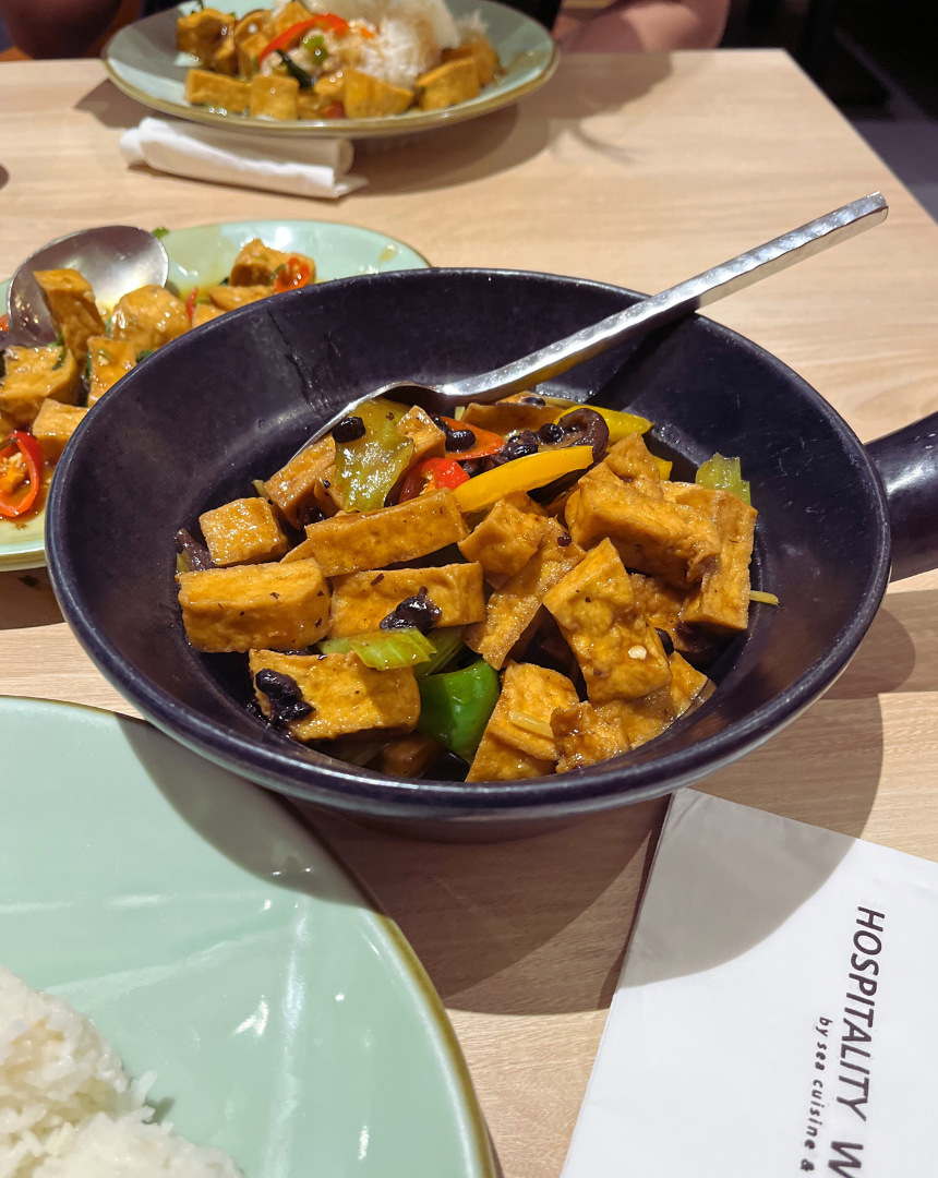 Singapore vegan guide - dinner at thai accent