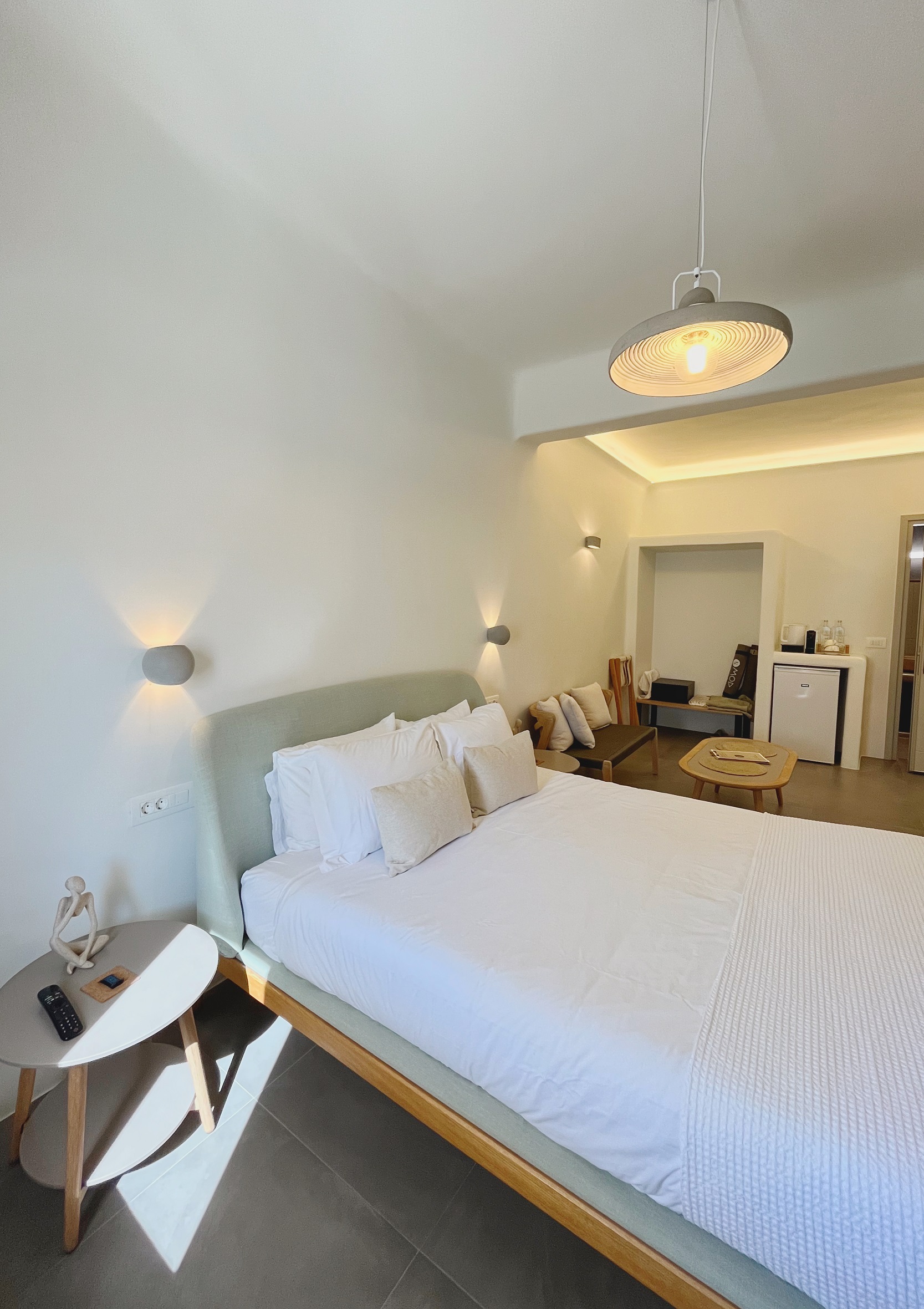 Alpha suite room, mod santorini vegan boutique hotel